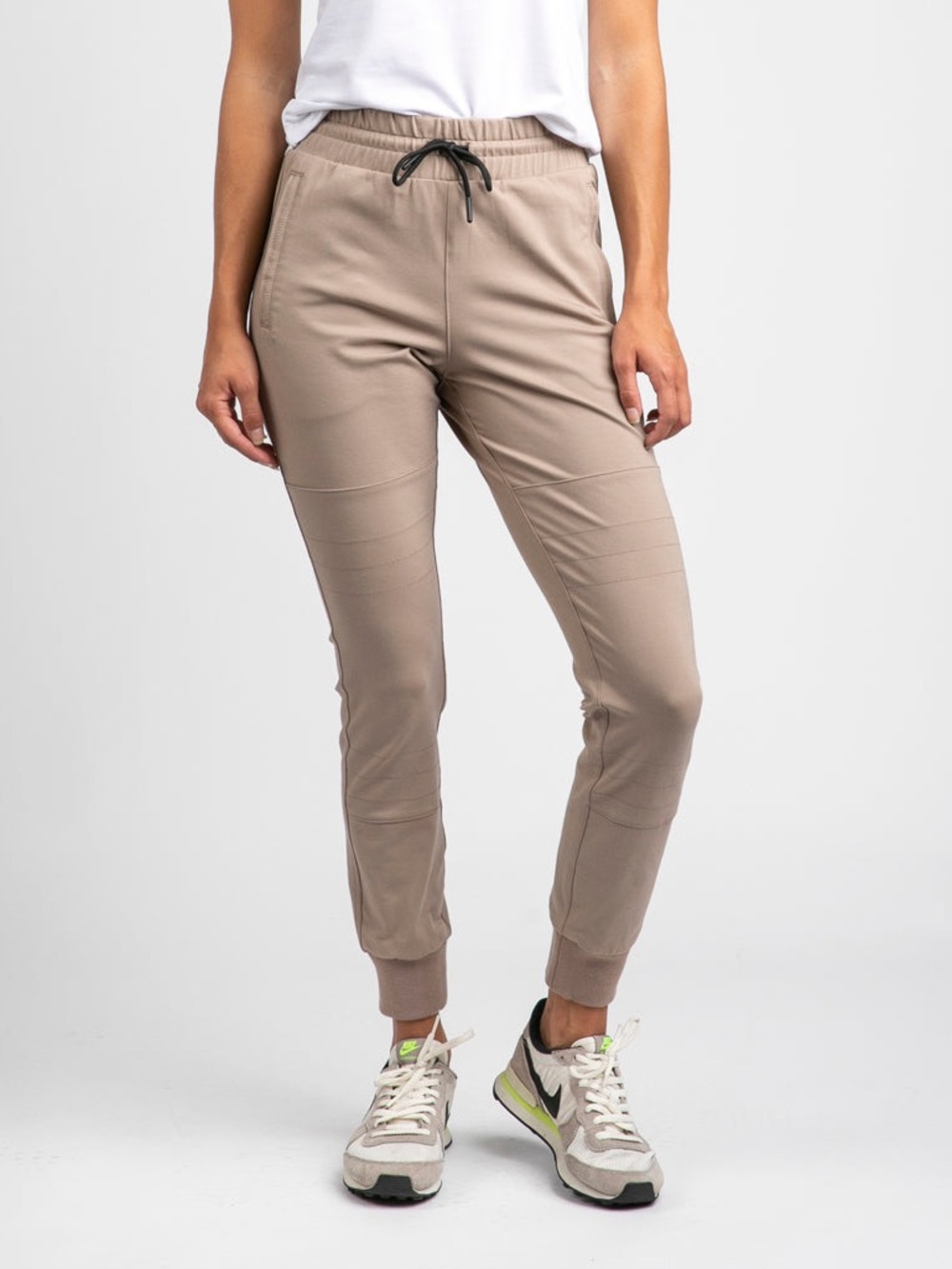 BYLT Premium Basics Women's Everyday Jogger Tan Taupe Size XS